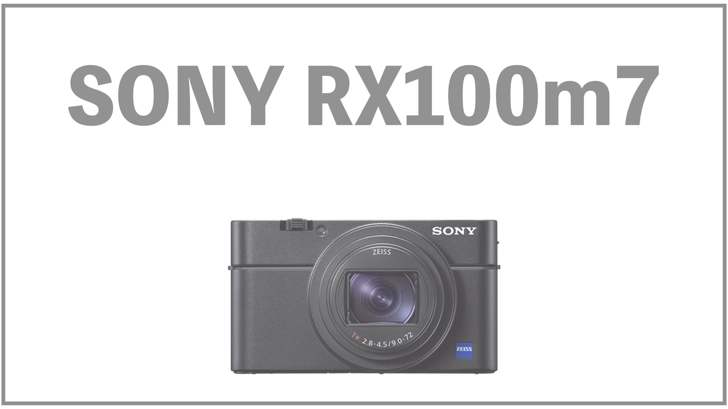 SONY RX100m7