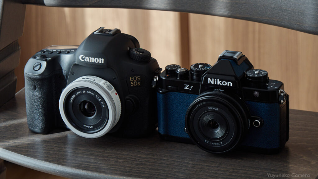 Canon EOS 5DS + Nikon Zf