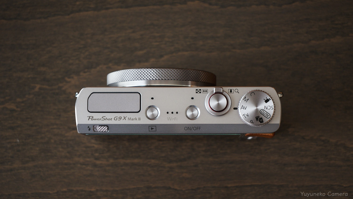 Canon PowerShot G9X mark2|上面(軍幹部)