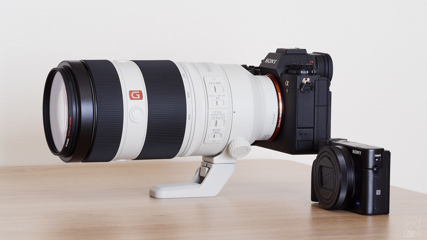 運動会本気セット（α1+FE100-400mm GM）とRX100m7