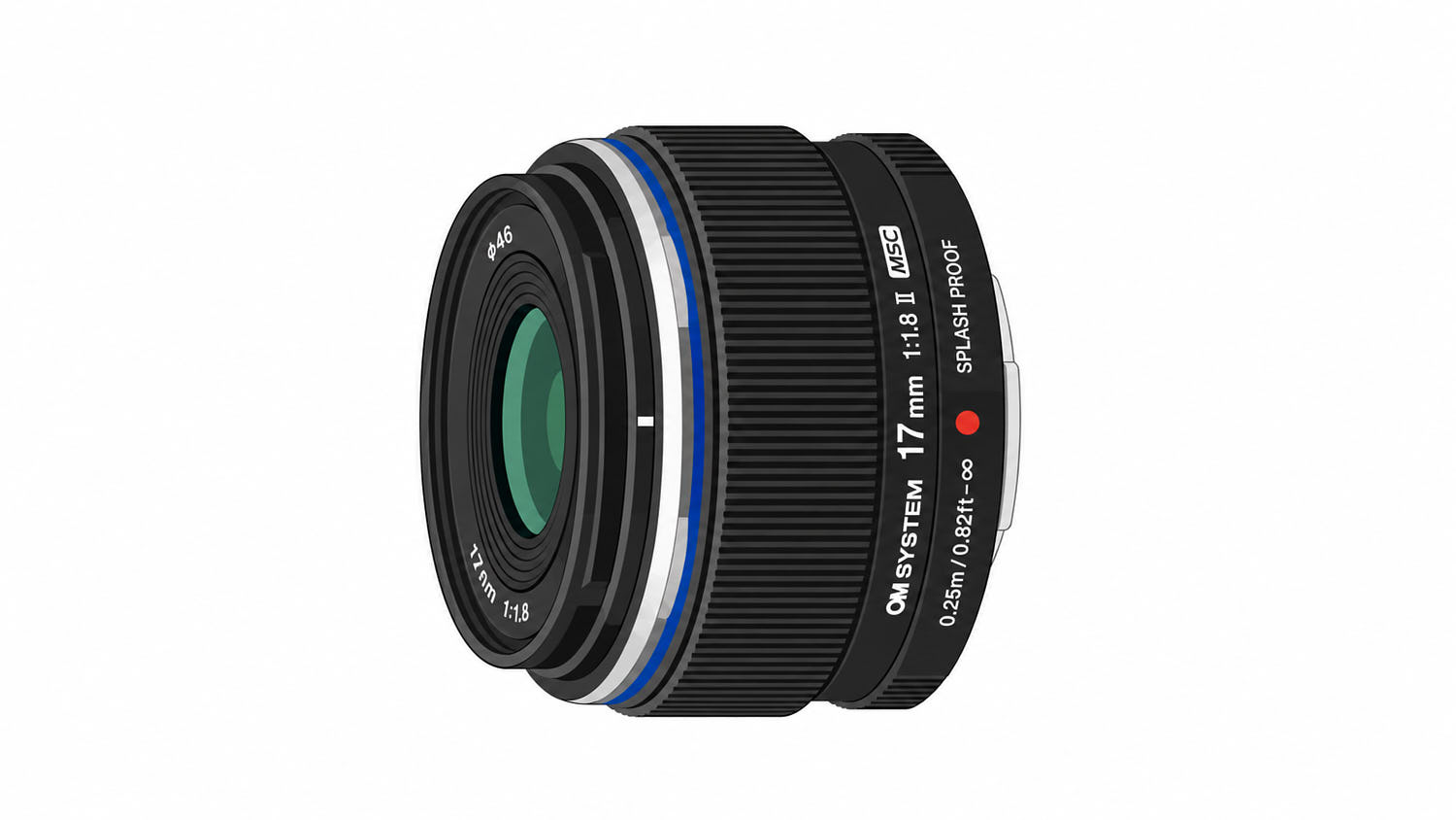 M.ZUIKO DIGITAL 17mm F1.8 IIのイラスト